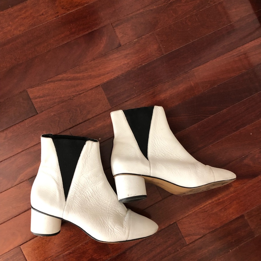 Rebecca Minkoff White Leather Boot